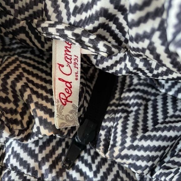 Red Camel Herringbone Puffer Vest - Size XS - Picture 5 of 7